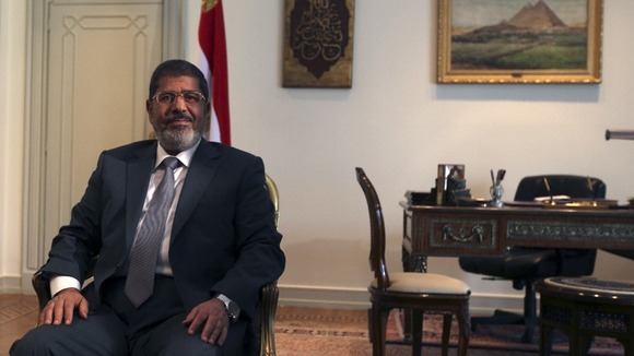 Egyptian President Mohamed Mursi