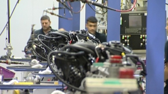 Engines being made at the Hams Hall plant in Birmingham