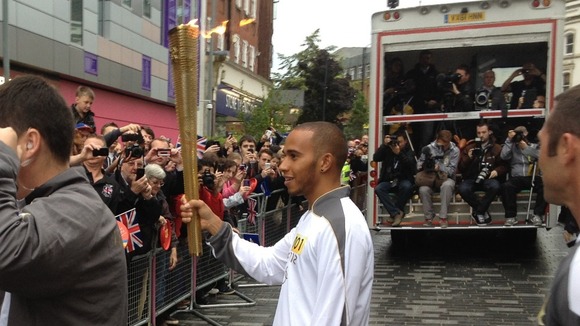 F1 driver Lewis Hamilton