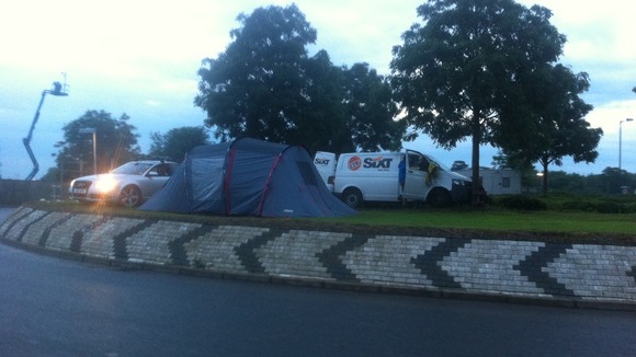 Roundabout campsite