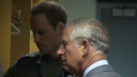 Prince William and Prince Charles