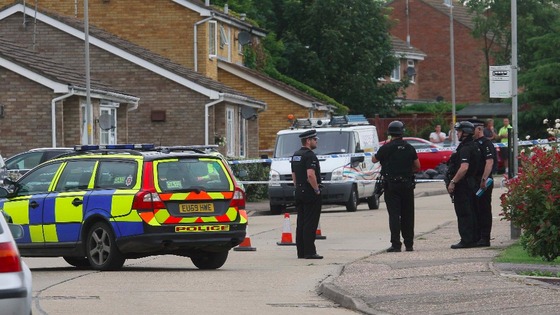 Armed police search for a gunman in Clacton