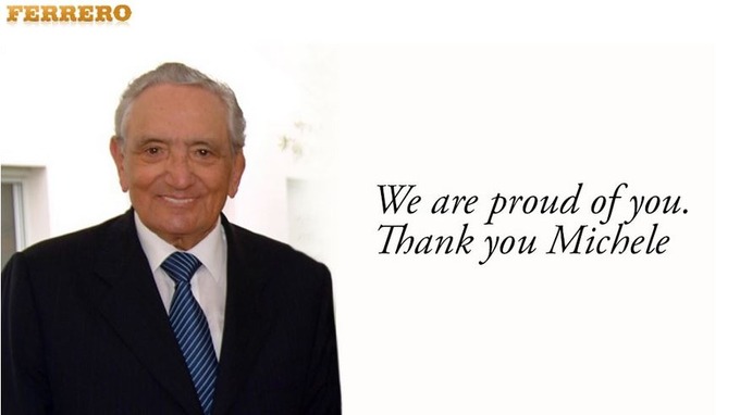 Ferrero Group's website today.