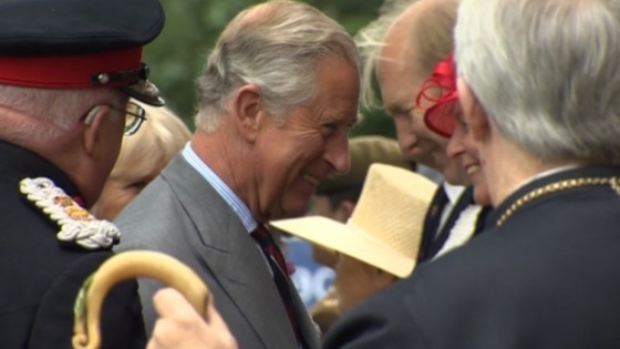 Prince Charles at St Asaph 