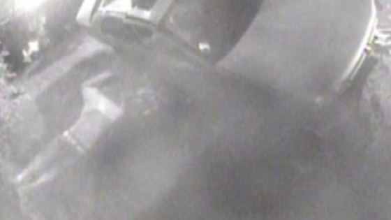 CCTV image of the crash