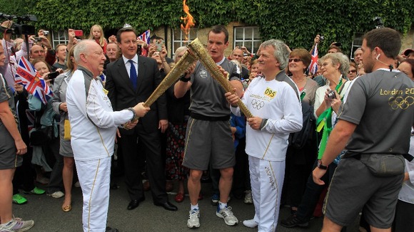 Cameron and torch