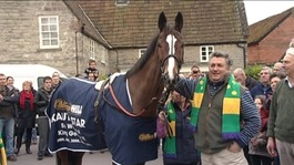 Paul Nicholls with Kauto Star