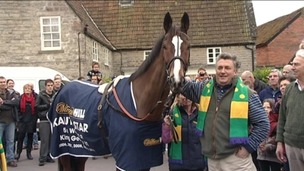 Paul Nicholls with Kauto Star