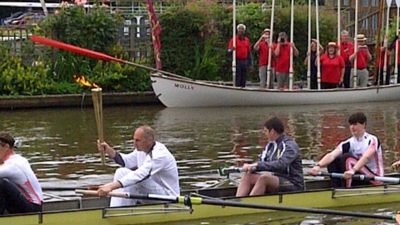 Redgrave in a boat