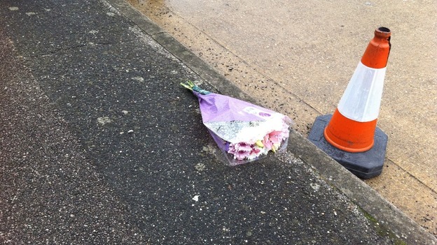 Tributes are left for Pc Ian Dibell