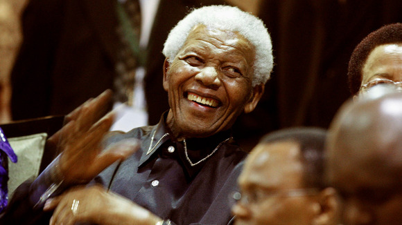 Thousands of South Africans mark the anniversary of former South African president Nelson Mandela's release