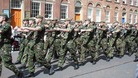 Yorkshire Regiment on parade