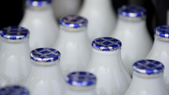 milk bottles