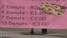 A food advert in Gt Yarmouth