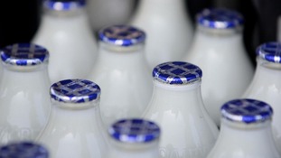 milk bottles