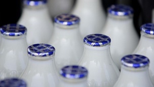 milk bottles