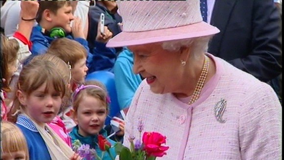 The Queen has been in the Midlands as part of her Diamond Jubilee tour.