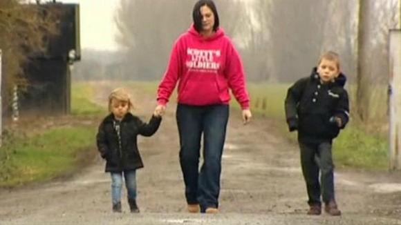 Nikki Scott and her children