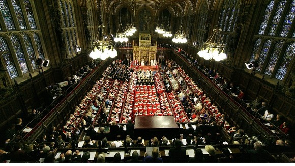 The House of Lords at State Opening of Parliament