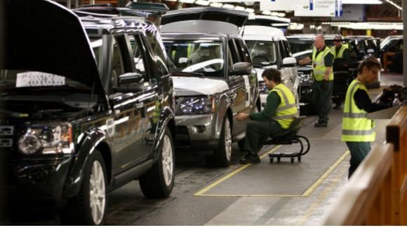 Land Rover production line doing well