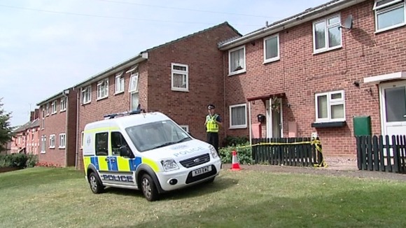 Police investigation outside Mr Varga's home last year