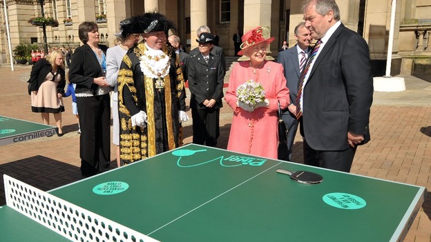 The Queen and the Mayor of Birmingham