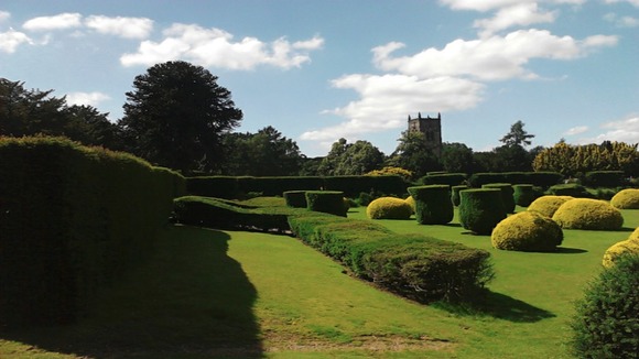 Blue sky at Elvaston Castle, Derbyshire
