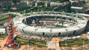 The Olympic Stadium in East London