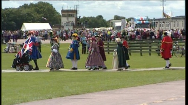 The Diamond Jubilee Parade at RAF Cosford today
