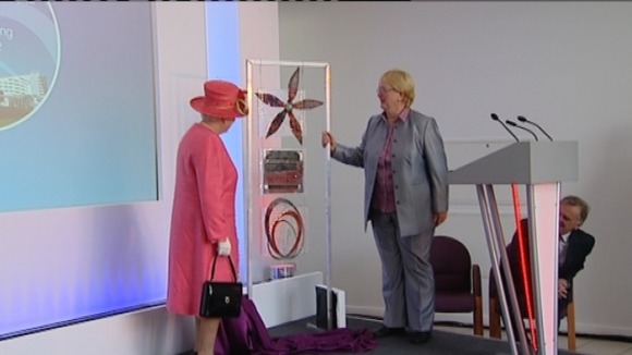 The Queen officially opening the New Queen Elizabeth Hospital in Birmingham