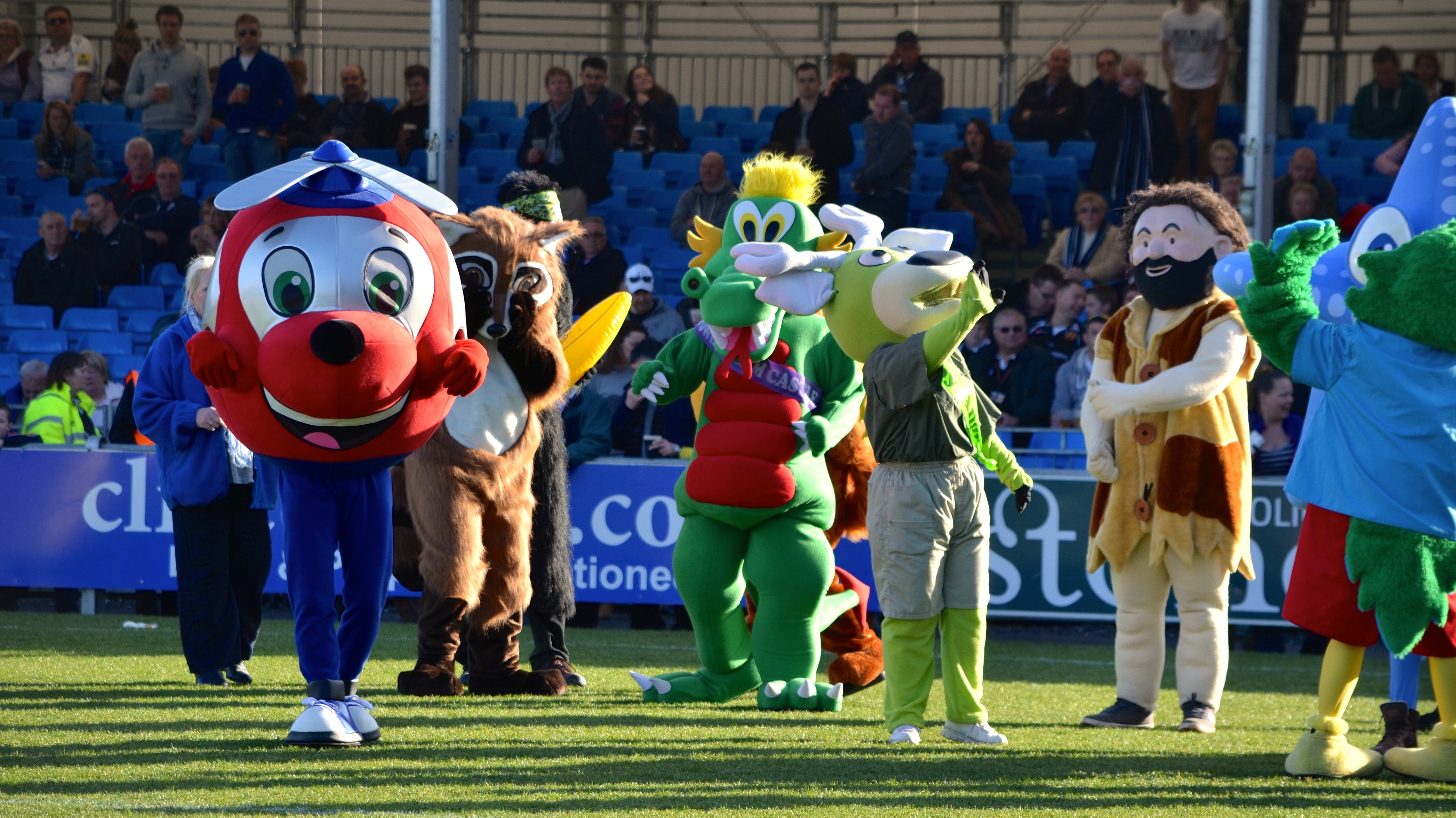 Mascot madness at Sandy Park West Country ITV News
