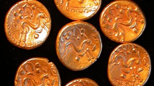 The coins date back to the Iron Age