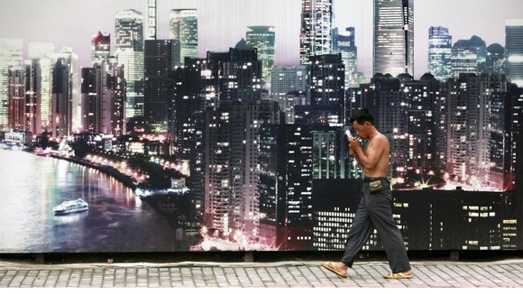 China's economy slowed to a new three-year low.