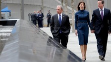 David and Samantha Cameron at Ground Zero
