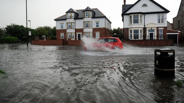 Heavy rain and thunderstorms expected in parts of central and northern England.