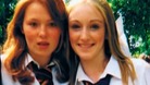 Charlotte Thompson, 13, and Olivia Bazlinton, 14
