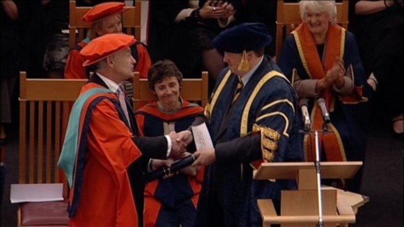 Alastair Stewart receives his Honorary Doctorate
