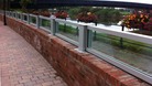 The new flood defences in Upton-on-Severn in Worcestershire