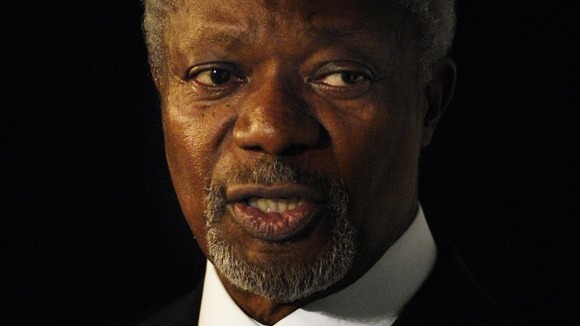 International mediator Kofi Annan