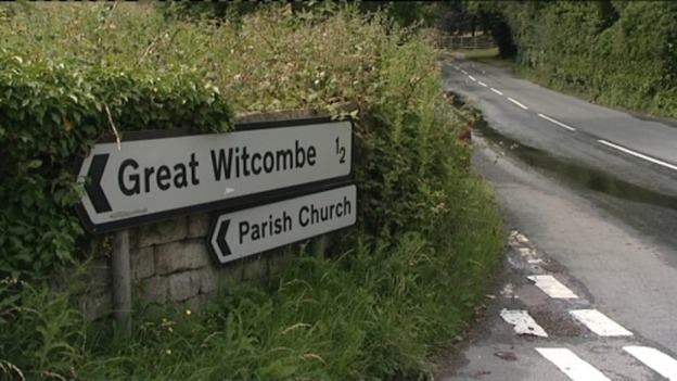 Great Witcombe sign