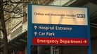 Car Park at Chelsea and Westminster Hospital in London