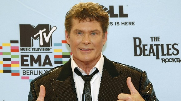 David Hasselhoff at the MTV Europe Awards