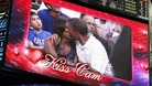 Barack and Michelle Obama on Kiss Cam