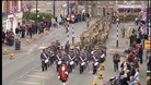 3rd Battalion The Yorkshire Regiment marching through warminster