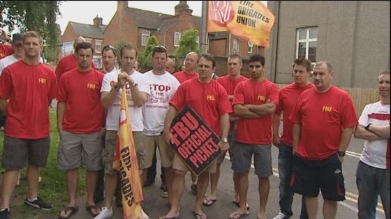 Essex, firefighters, strike