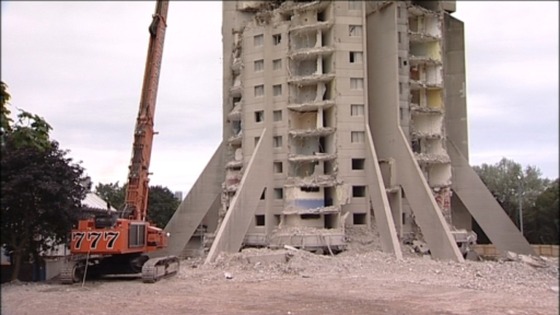 Demolition is underway