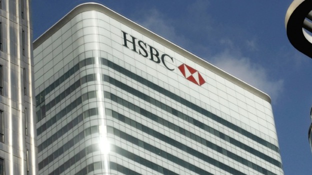 HSBC building in Canary Wharf
