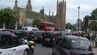 Cabs stand still in protest