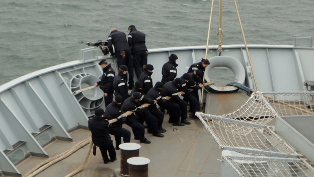 Ship’s Company limber up for Olympics