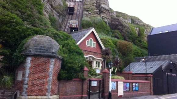 Funicular railway in Hastings
